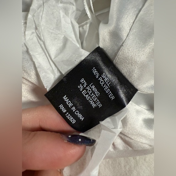 REVOLVE Majorelle Tamara White Sequin Top in Purple Butterfly Large - Picture 8 of 12